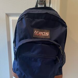 Jansport Trans Navy Blue Backpack